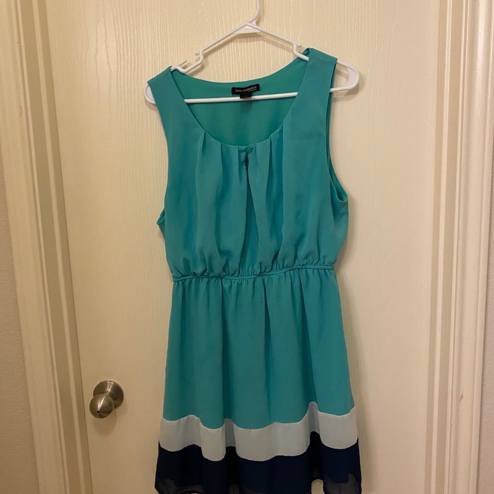 Teal dress